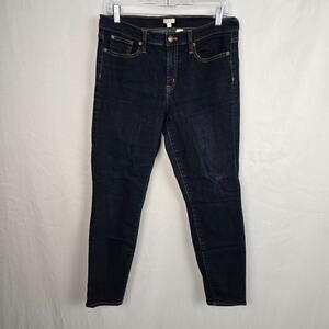 J. Crew Skinny Jeans Juniors / Women's 3/28 Blue Dark Wash